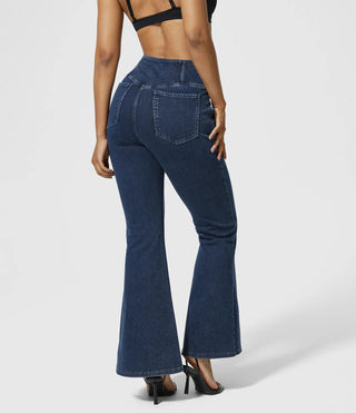 SOLARA FLEX: WAIST-SNATCHING FLARED JEANS