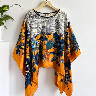 AUTUMN AMBIENCE SILK SHAWL