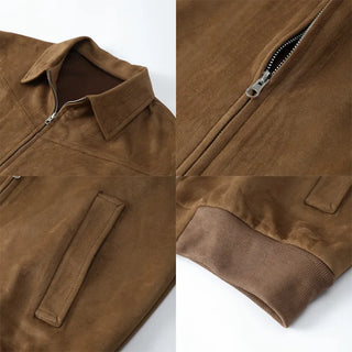 SALTORO SUEDE BOMBER JACKET