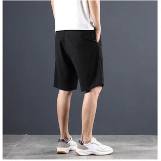 BREEZEFLOW COTTON LINEN SHORTS