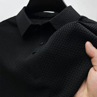 BRICADO SILK POLO SHIRT