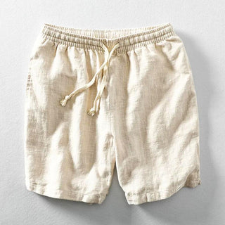 NATURAL THREADS LINEN SHORTS